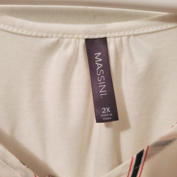 Pink and Blue Striped Blouse - Picture 2 of 6